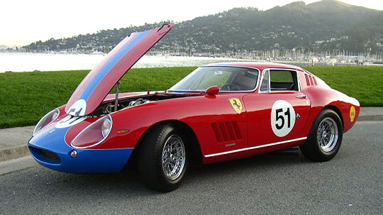 1966 Ferrari 275 GTB/C Competizione Chassis #9057 GT - Hood Open