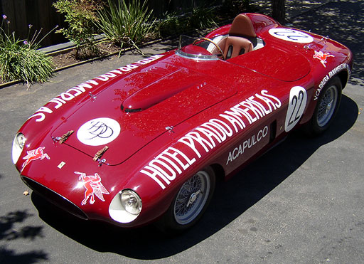 1954 Ferrari 250 Monza Spyder #0442 M - Above