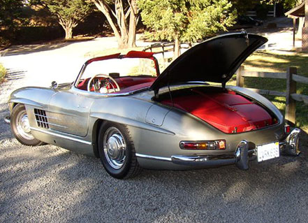 1957 Mercedes 300 SL Roadster #7500516 - Left Rear