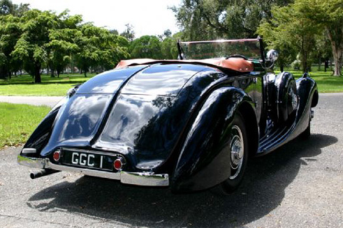 1938 Derby Bentley Carlton Convertible - Chassis #B44MR