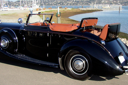 1938 Derby Bentley Carlton Convertible - Chassis #B44MR