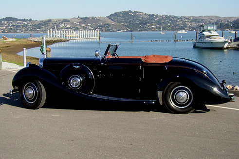 1938 Derby Bentley Carlton Convertible - Chassis #B44MR