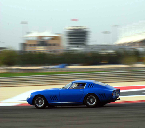 Francesco Albuquerque in his 1965 Ferrari 275 GTB Competizione Series I 